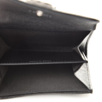 Chanel Caviar Quilted Boy Flap Card Holder Black 5 of 9