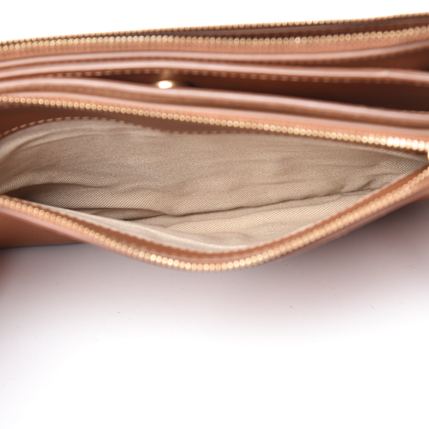 Calfskin Suede Small Roy Bag Caramel