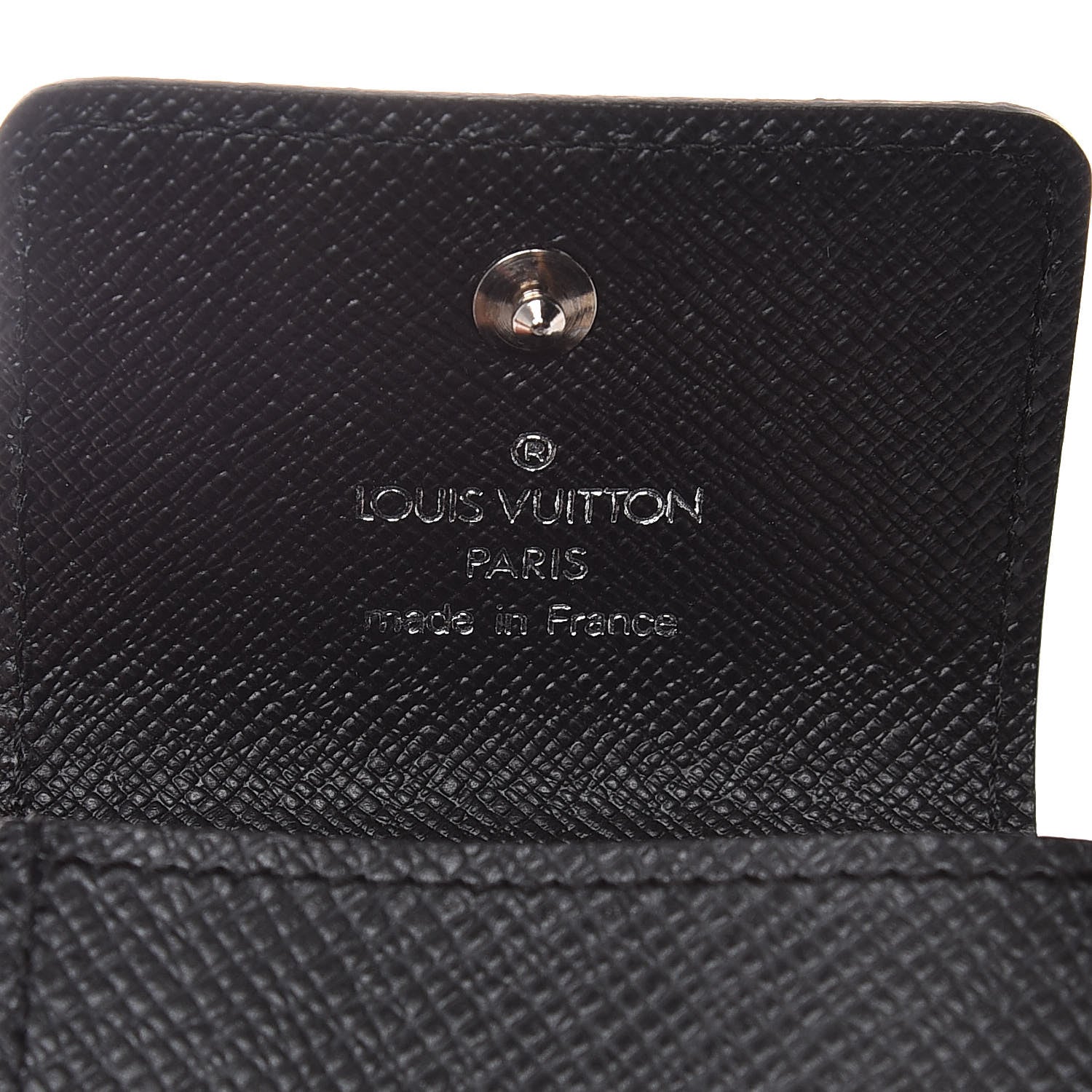 Louis Vuitton Taiga Badge Key Pouch Black 6 of 8