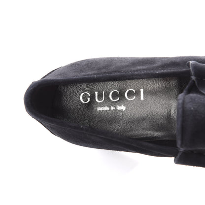 Gucci Suede Mens 1953 Horsebit Loafers 10 Black 7 of 9