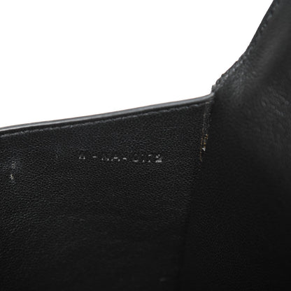 Celine Pony Hair Zip Clutch Pouch Black 7 of 7