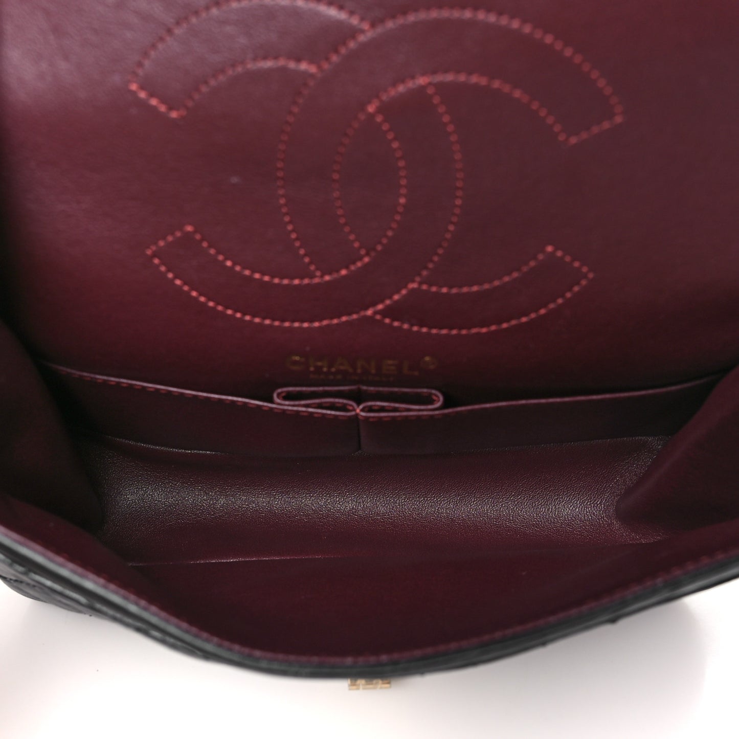 Aged Calfskin Quilted 2.55 Reissue 225 Flap Black