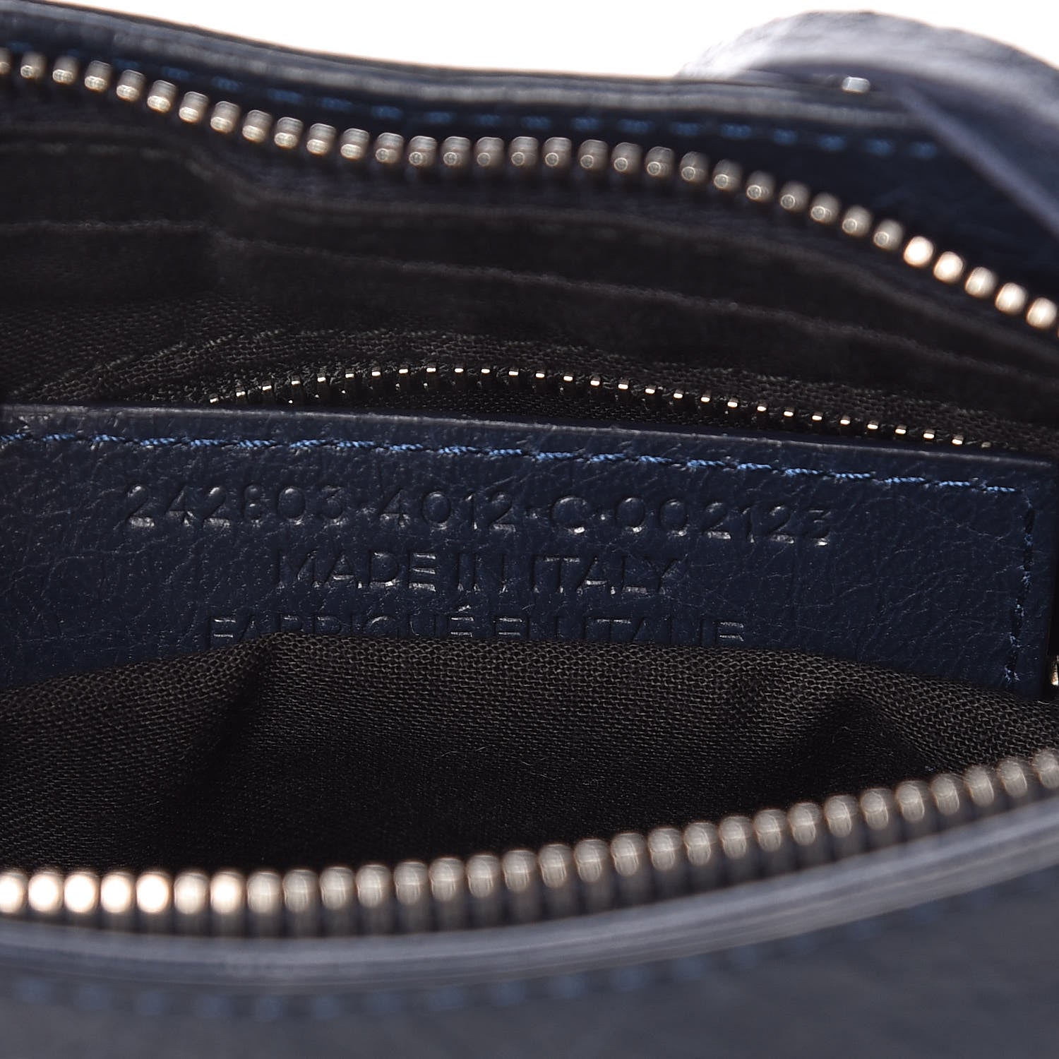 Balenciaga Agneau Classic Silver Hardware Hip Bleu Obscur 7 of 9