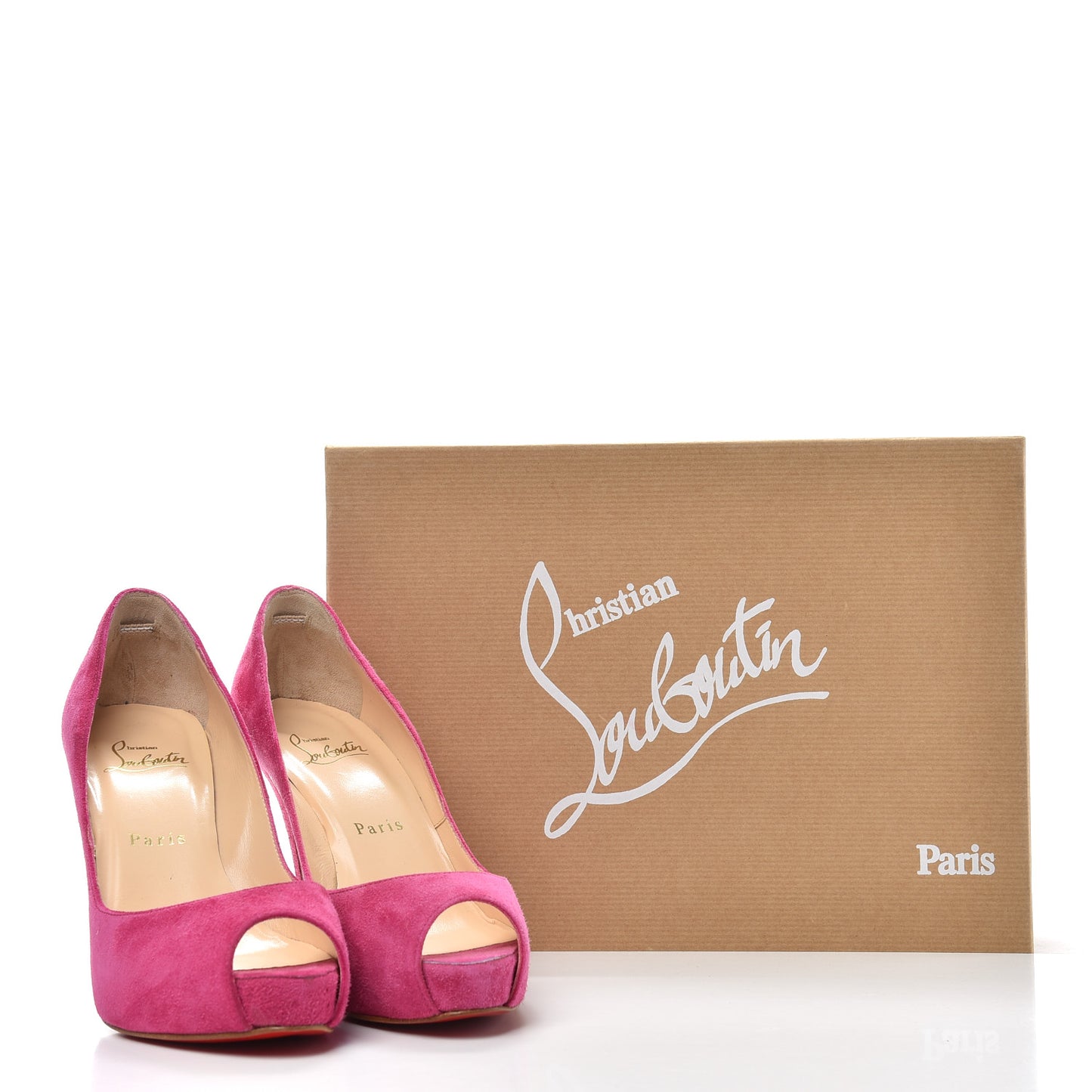 Veau Velours Very Prive 100 Pumps 36 Fuxia