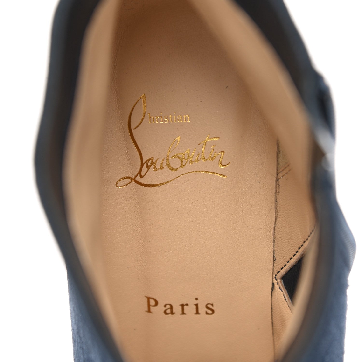 Christian Louboutin Suede Castarika Round Toe Ankle Booties 39 Nocturne 7 of 8