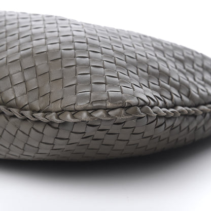Bottega Veneta Nappa Intrecciato Medium Veneta Hobo Grey 9 of 12