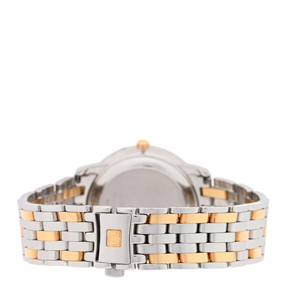 Omega Stainless Steel 18k Yellow Gold 35mm De Ville Chronometer Automatic Watch Silver 168.1050 3 of 4