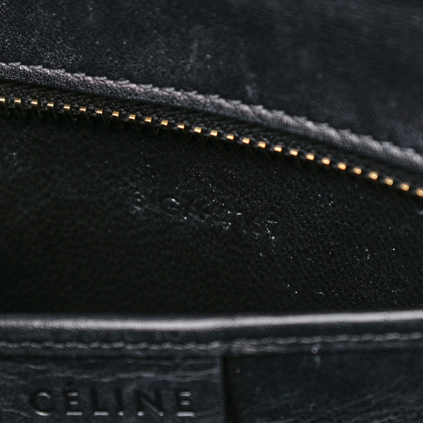 Drummed Calfskin Nubuck Nano Tri-Color Luggage Ruby