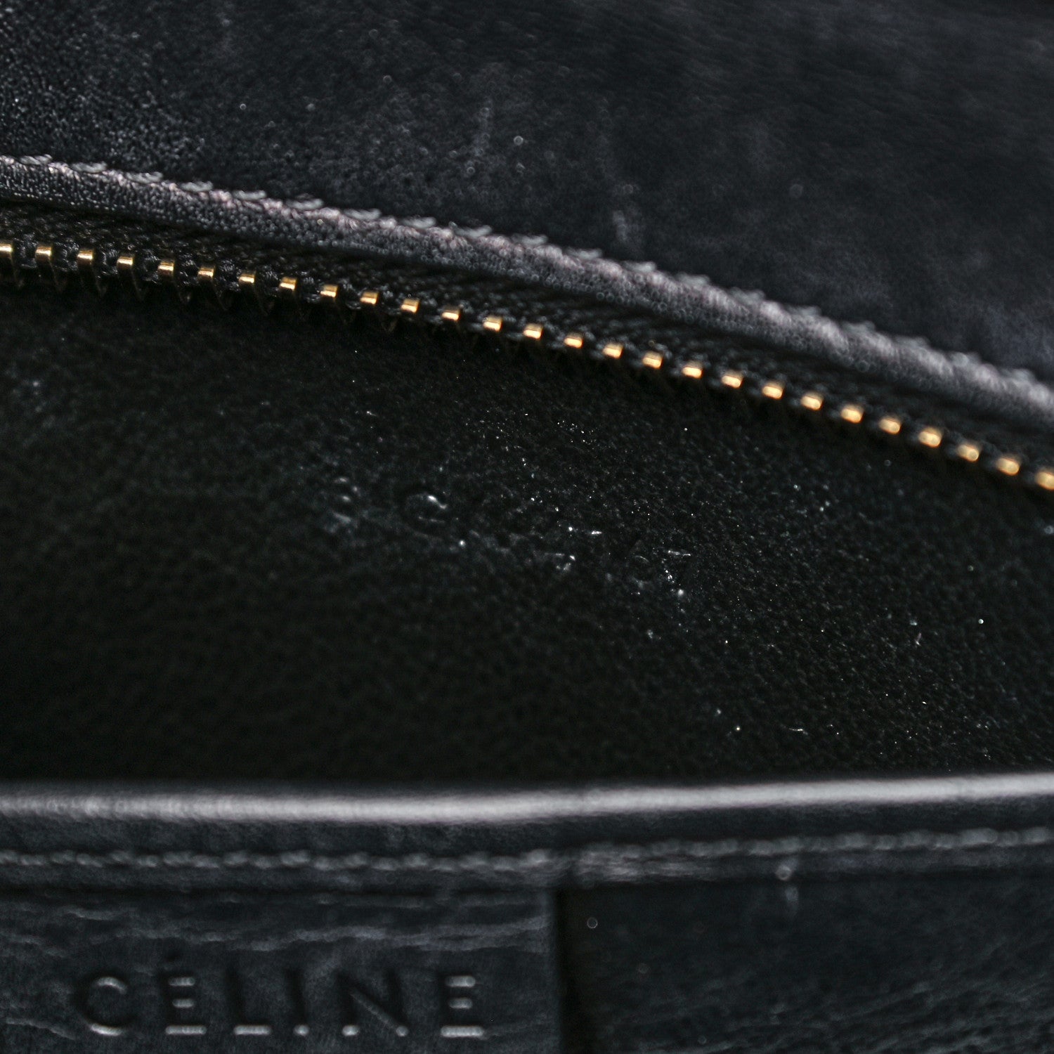 Celine Drummed Calfskin Nubuck Nano Tri-Color Luggage Ruby 8 of 19