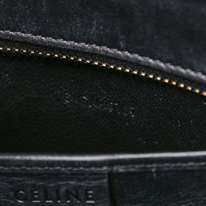 Celine Drummed Calfskin Nubuck Nano Tri-Color Luggage Ruby 8 of 19