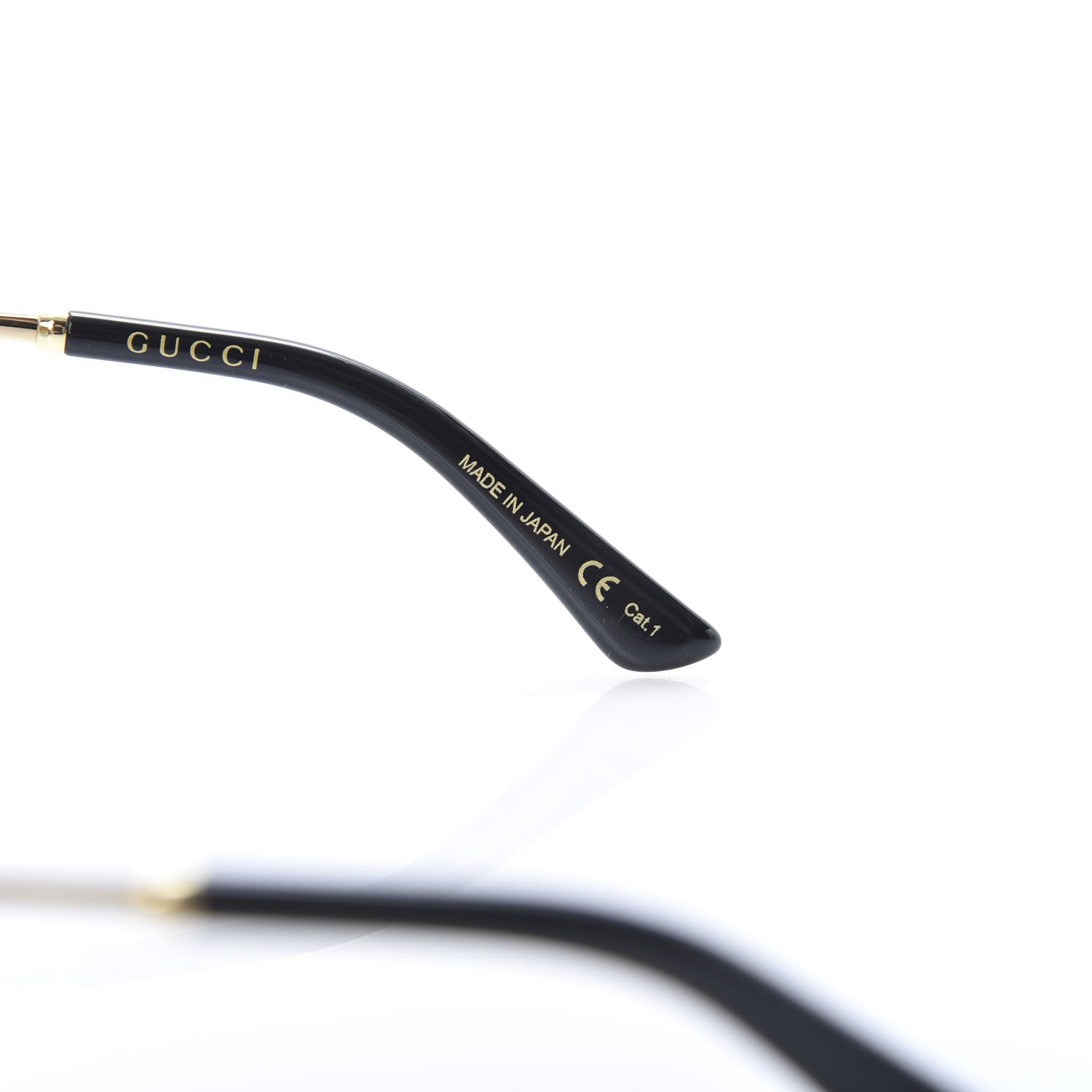 Gucci Acetate Metal Glitter Cat Eye Sunglasses GG0283S Pink 6 of 9