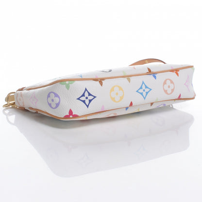 Louis Vuitton Monogram Multicolor Pochette Accessories White 4 of 8