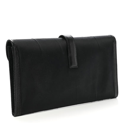 Hermes Satin Lizard Jige Elan 29 Black 3 of 7