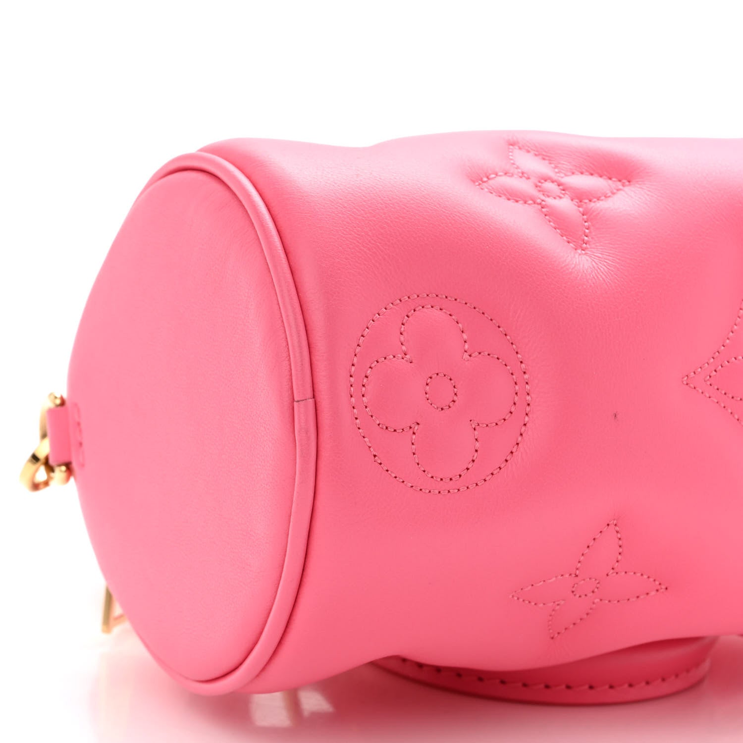 Louis Vuitton Calfskin Bubblegram Papillon BB Dragon Fruit 8 of 9