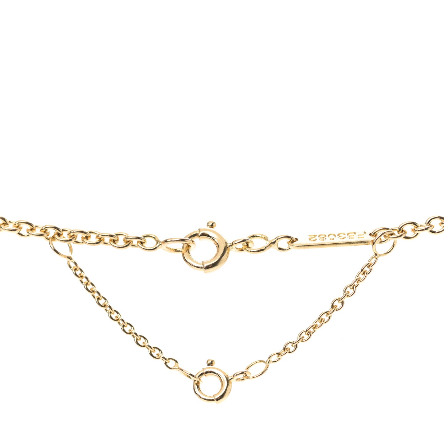 18K Pink Yellow White Gold Baby Trinity Pendant Necklace