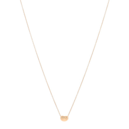 Tiffany 18K Rose Gold 6.5mm Elsa Peretti Bean Pendant Necklace 1 of 4