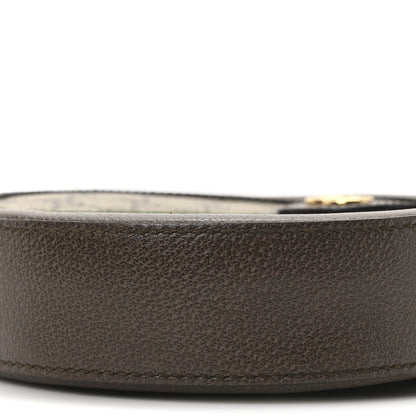 Gucci GG Supreme Monogram Web Mini Ophidia Round Shoulder Bag Brown 10 of 10