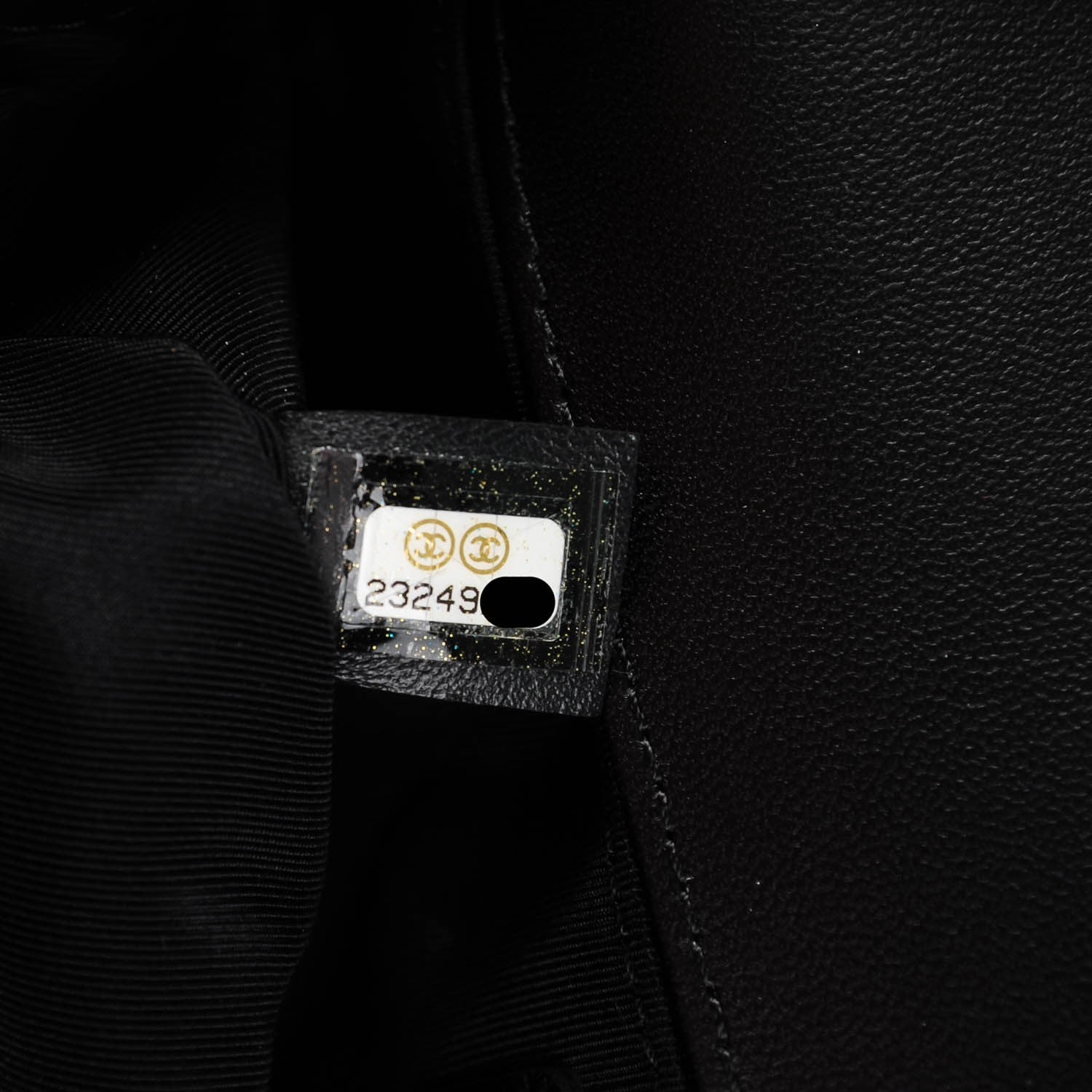 Chanel Lambskin Quilted Medium Boy Flap Black 7 of 7
