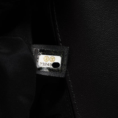 Chanel Lambskin Quilted Medium Boy Flap Black 7 of 7