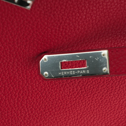 Hermes Togo Kelly Retourne 35 Rouge Casaque 9 of 26