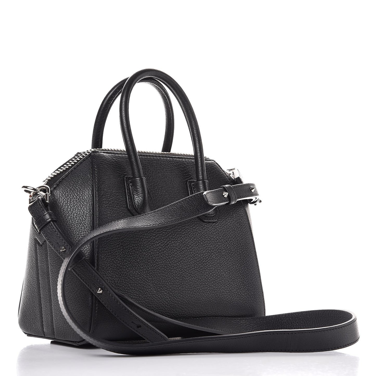Sugar Goatskin Mini Antigona Black