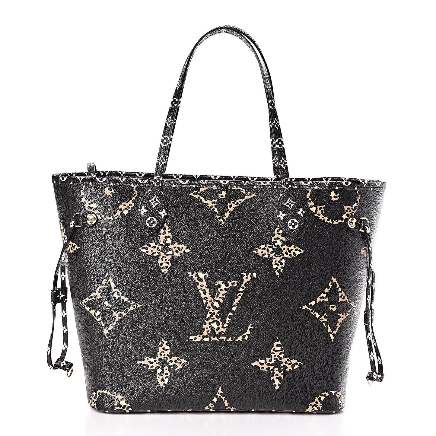 Monogram Giant Jungle Neverfull MM Black