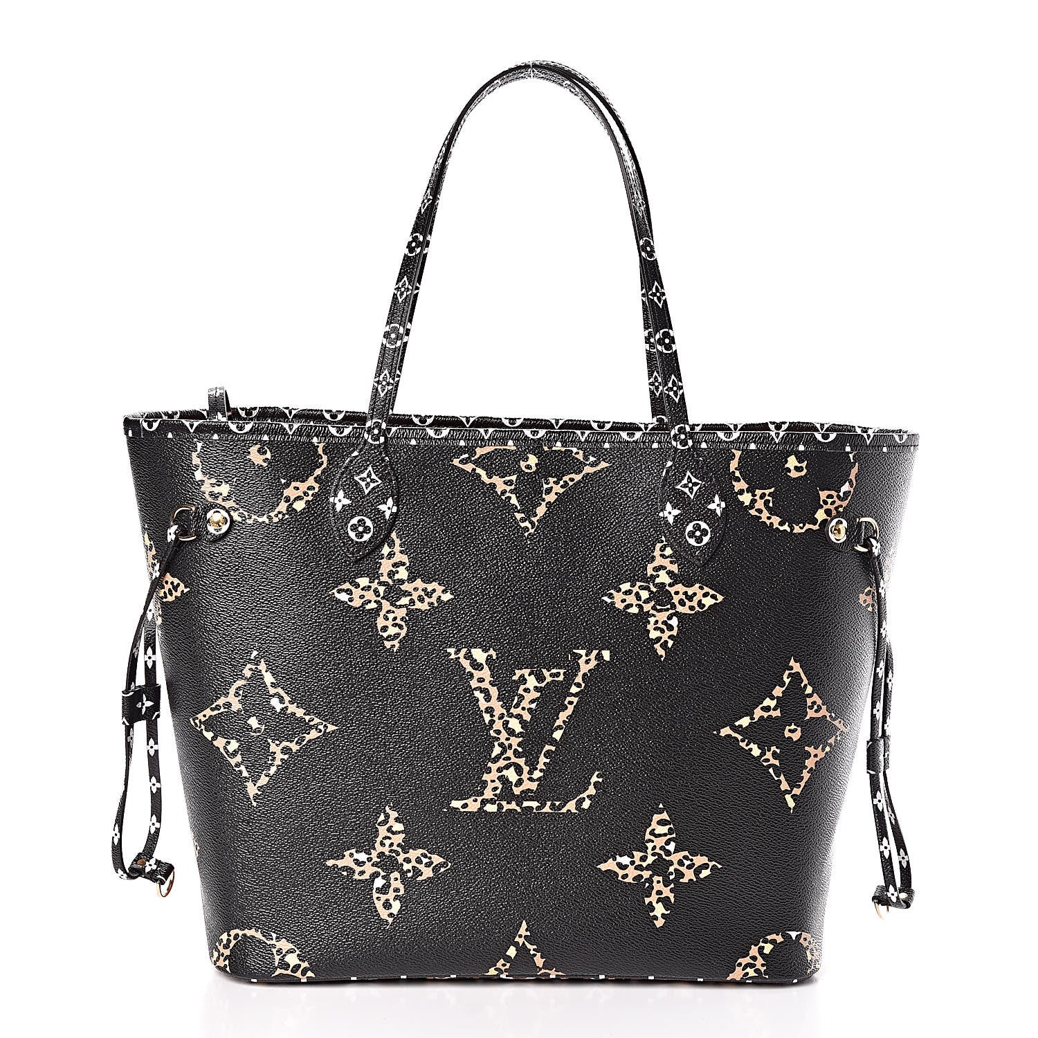 Louis Vuitton Monogram Giant Jungle Neverfull MM Black 3 of 12