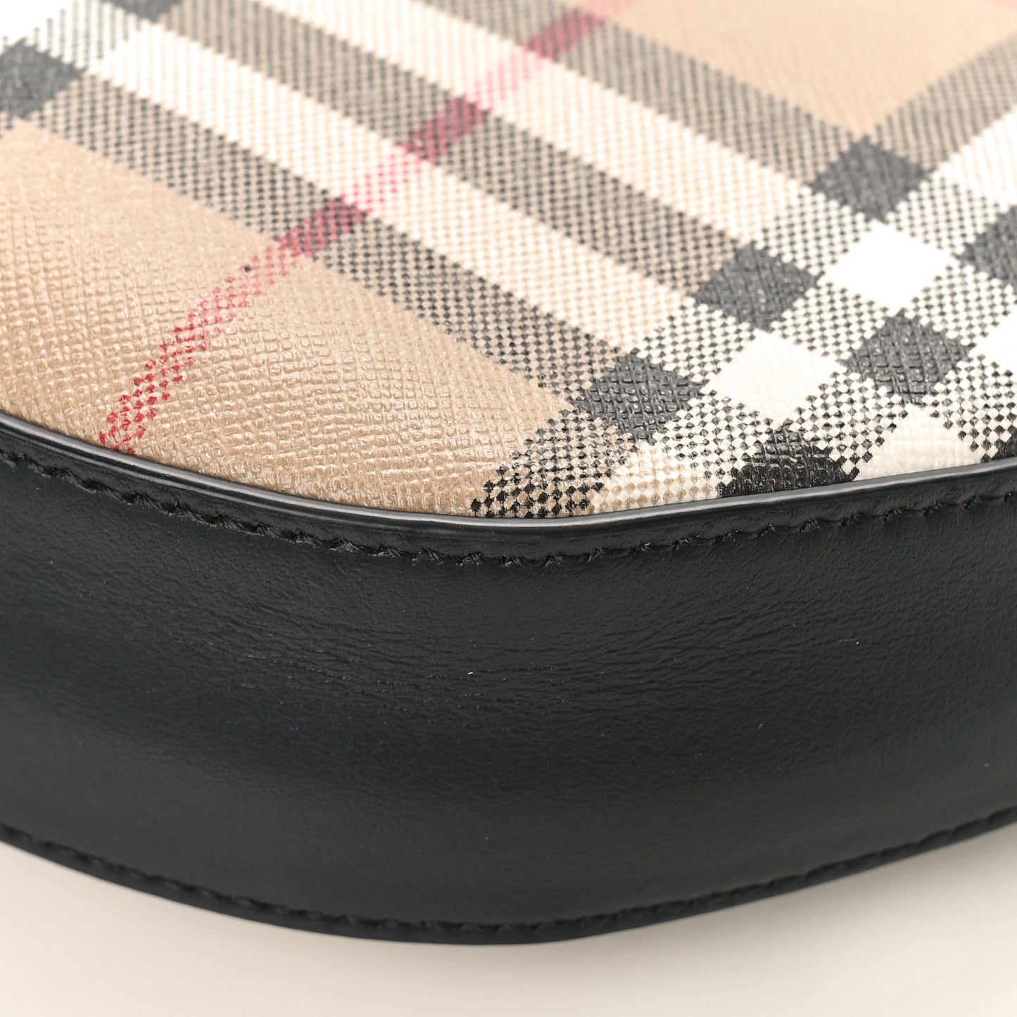 Vintage Check Calfskin Olympia Slim Pouch Archive Beige