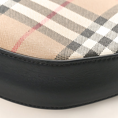 Burberry Vintage Check Calfskin Olympia Slim Pouch Archive Beige 8 of 8
