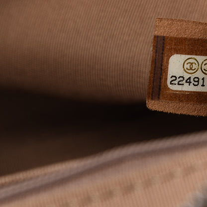 Chanel Aged Calfskin Quilted Medium Chain Detail Flap Light Brown 9 of 10