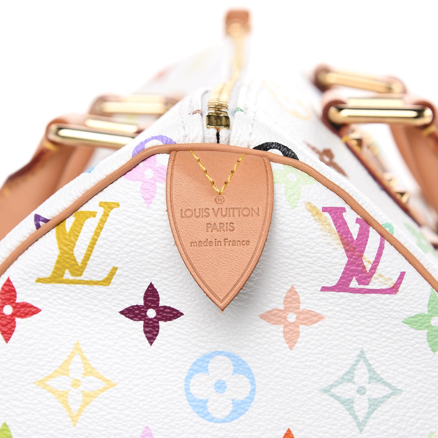 Louis Vuitton Monogram Multicolor Speedy 30 White 7 of 11