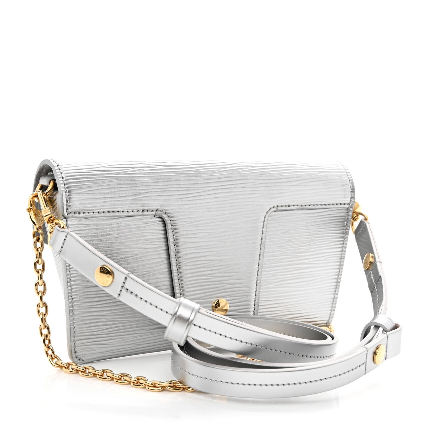 Epi Padlock On Strap Silver