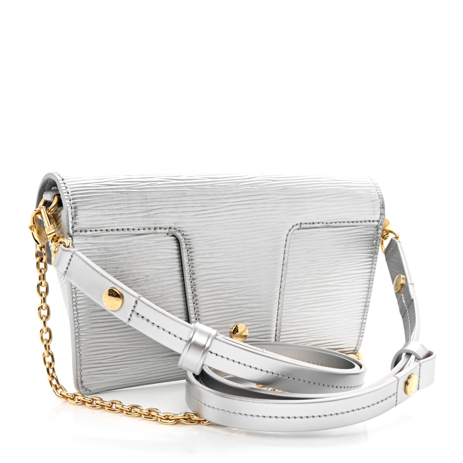 Louis Vuitton Epi Padlock On Strap Silver 3 of 9