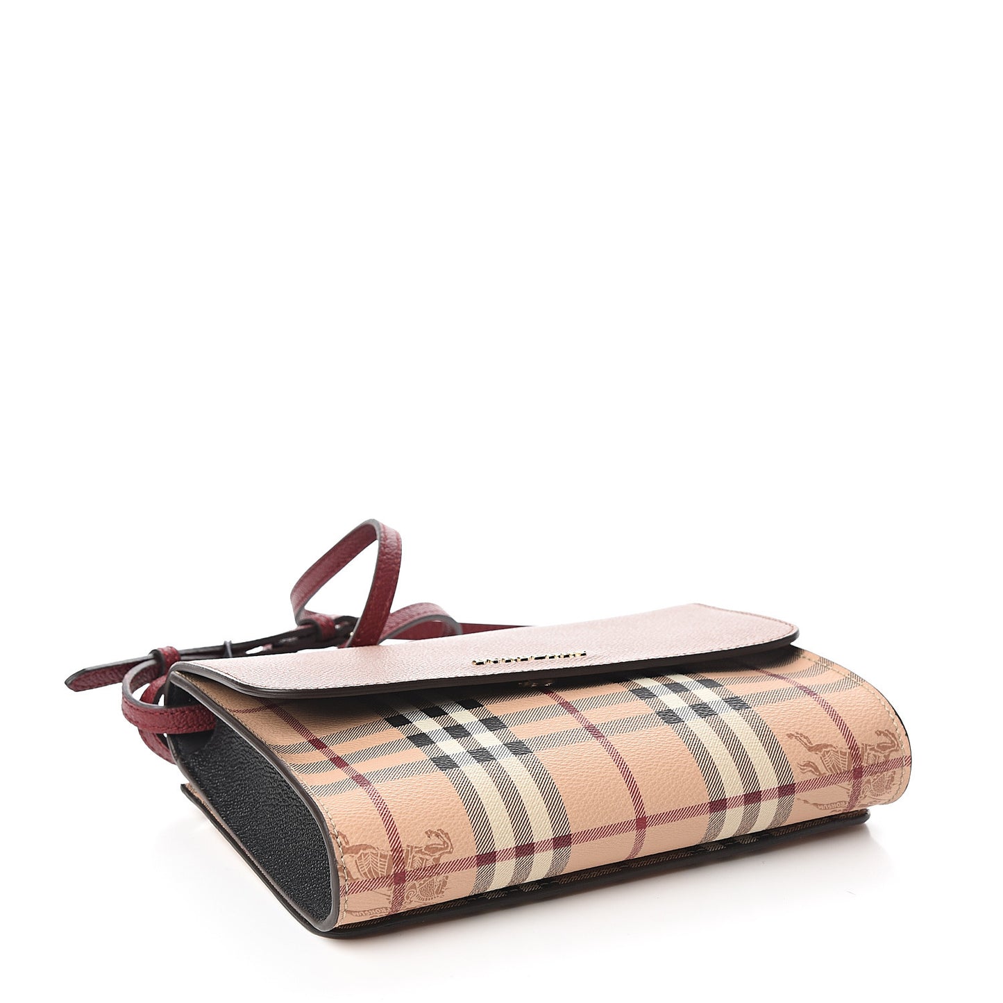 Haymarket Check Small Loxley Crossbody Bright Toffee