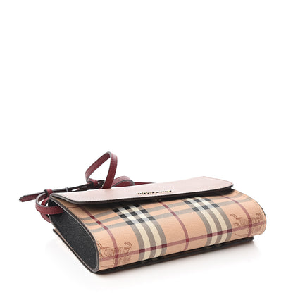 Burberry Haymarket Check Small Loxley Crossbody Bright Toffee 3 of 8