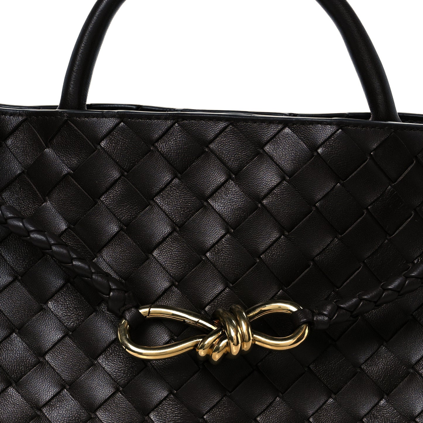 Nappa Intrecciato Small East West Andiamo Shoulder Bag Fondant