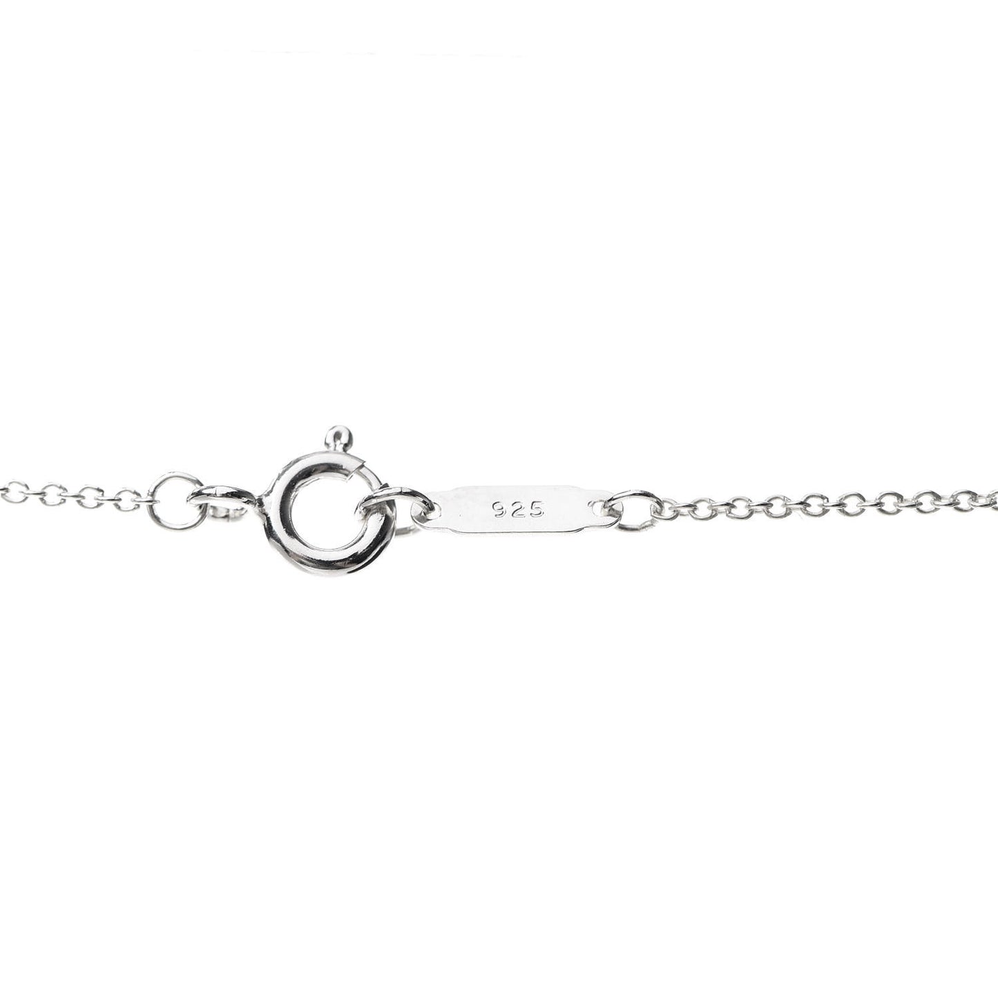 Sterling Silver Double Heart Lariat Pendant Necklace