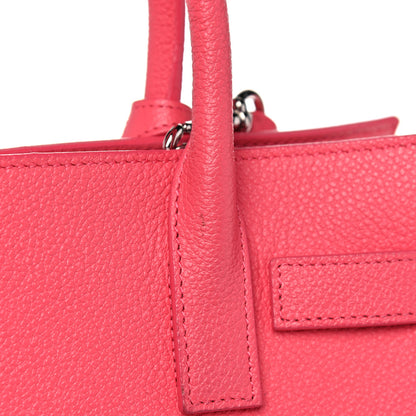 Saint Laurent Grained Calfskin Nano Sac De Jour Coral 20 of 22