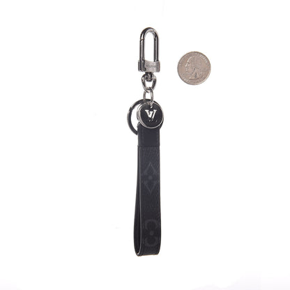 Louis Vuitton Monogram Eclipse Dragonne Bag Charm Key Holder 2 of 6