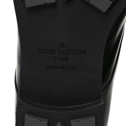 Louis Vuitton Calfskin Mens Formal Derby Shoes 9.5 Black 7 of 8