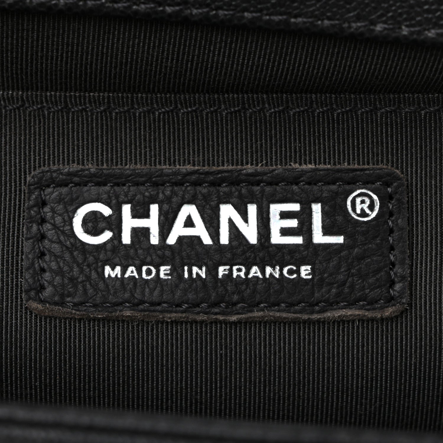 Chanel Caviar Quilted Medium Boy Flap Dark Grey 6 of 11