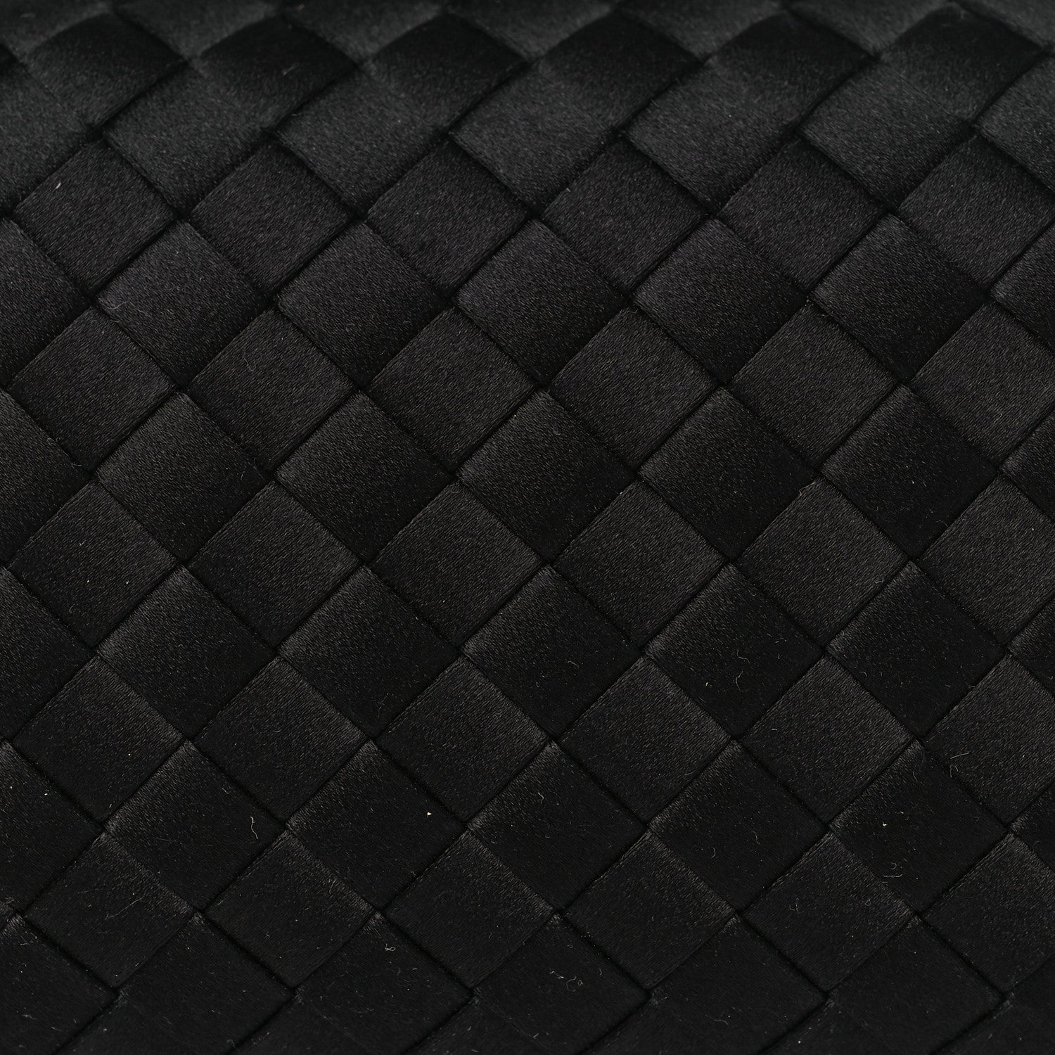 Bottega Veneta Satin Intreccio Impero Knot Clutch Black 7 of 9