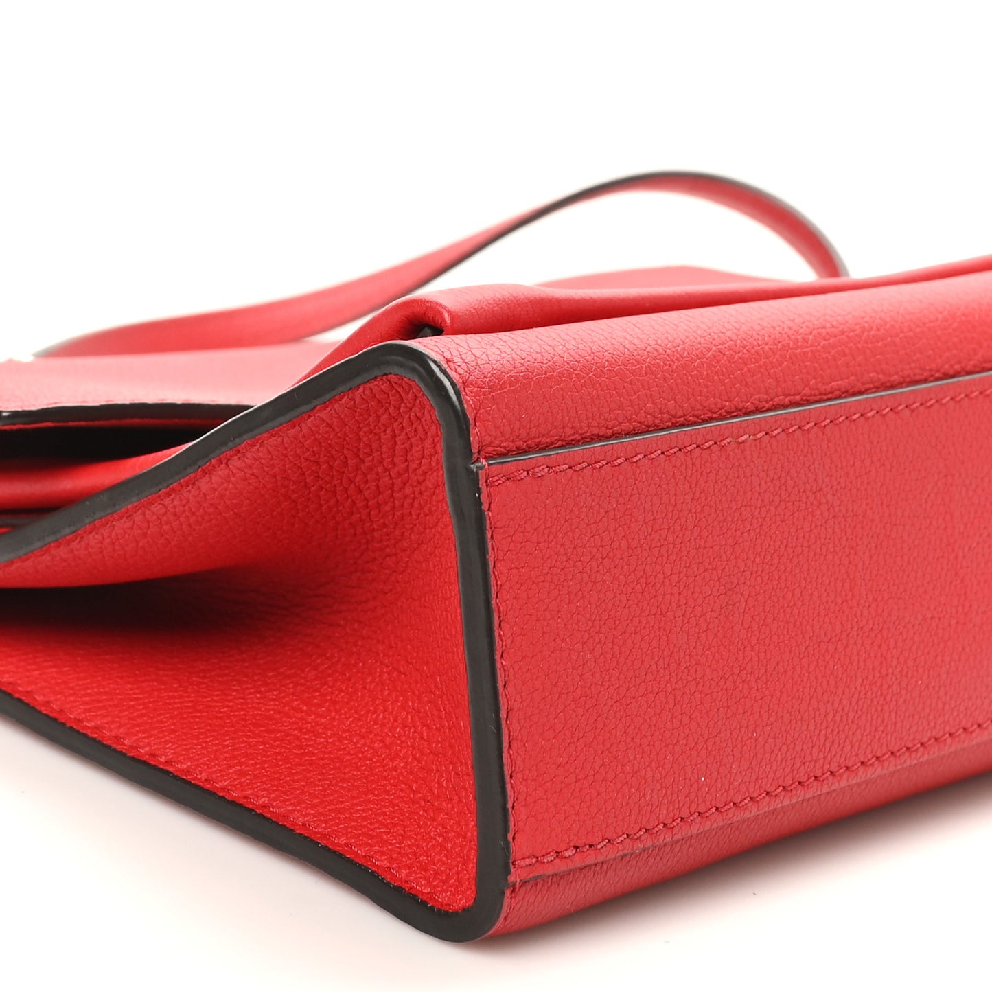 Soft Calfskin Mylockme Chain Bag BB Rubis