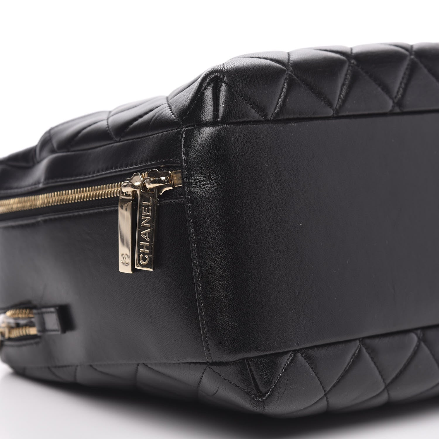 Chanel Lambskin Quilted Large Trendy CC Bowling Bag Black 9 of 11