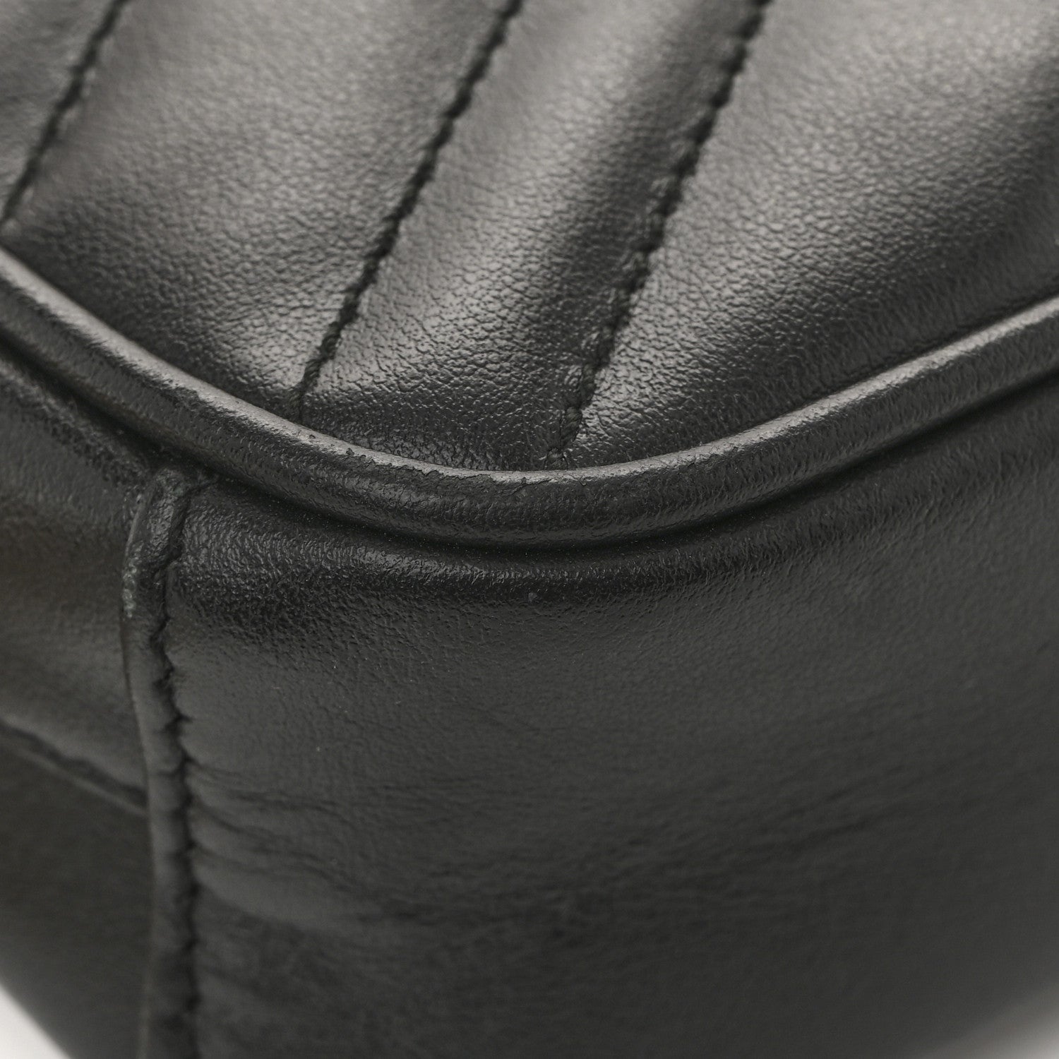 Gucci Calfskin Matelasse Mini GG Marmont Crossbody Bag Black 14 of 14