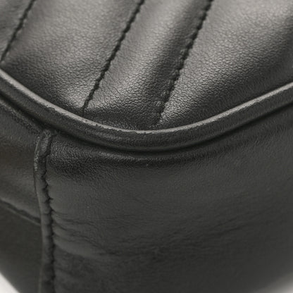Gucci Calfskin Matelasse Mini GG Marmont Crossbody Bag Black 14 of 14