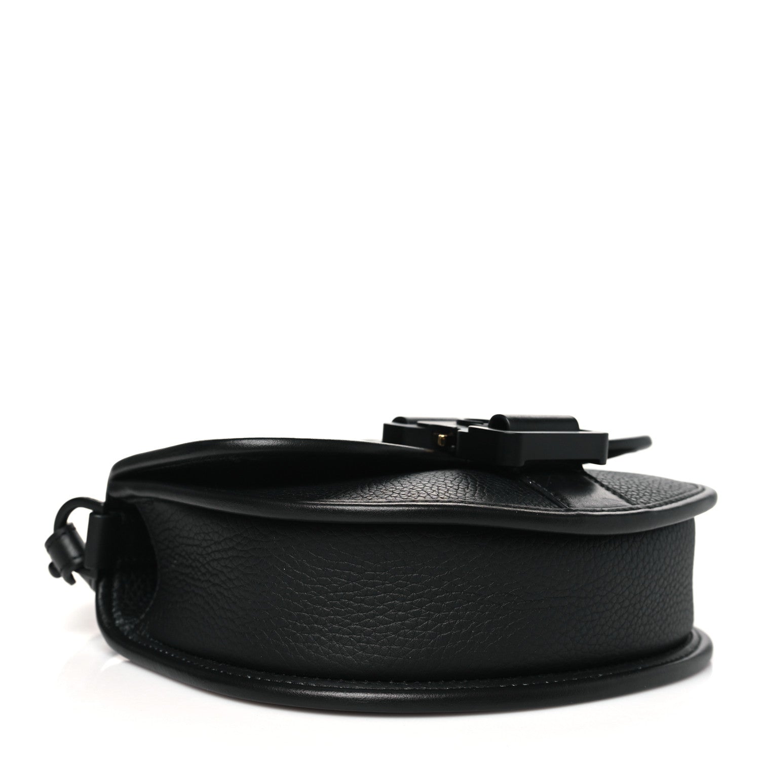 Christian Dior Grained Calfskin Mini Gallop Bag With Strap Black 4 of 10