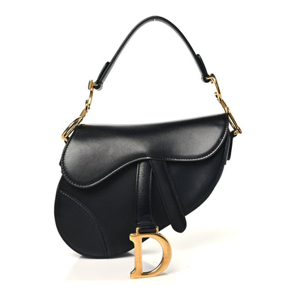 Christian Dior Calfskin Mini Saddle Bag Black 1 of 8