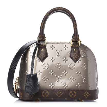Louis Vuitton Vernis Epi Monogram Alma BB Champagne Metallise 1 of 9