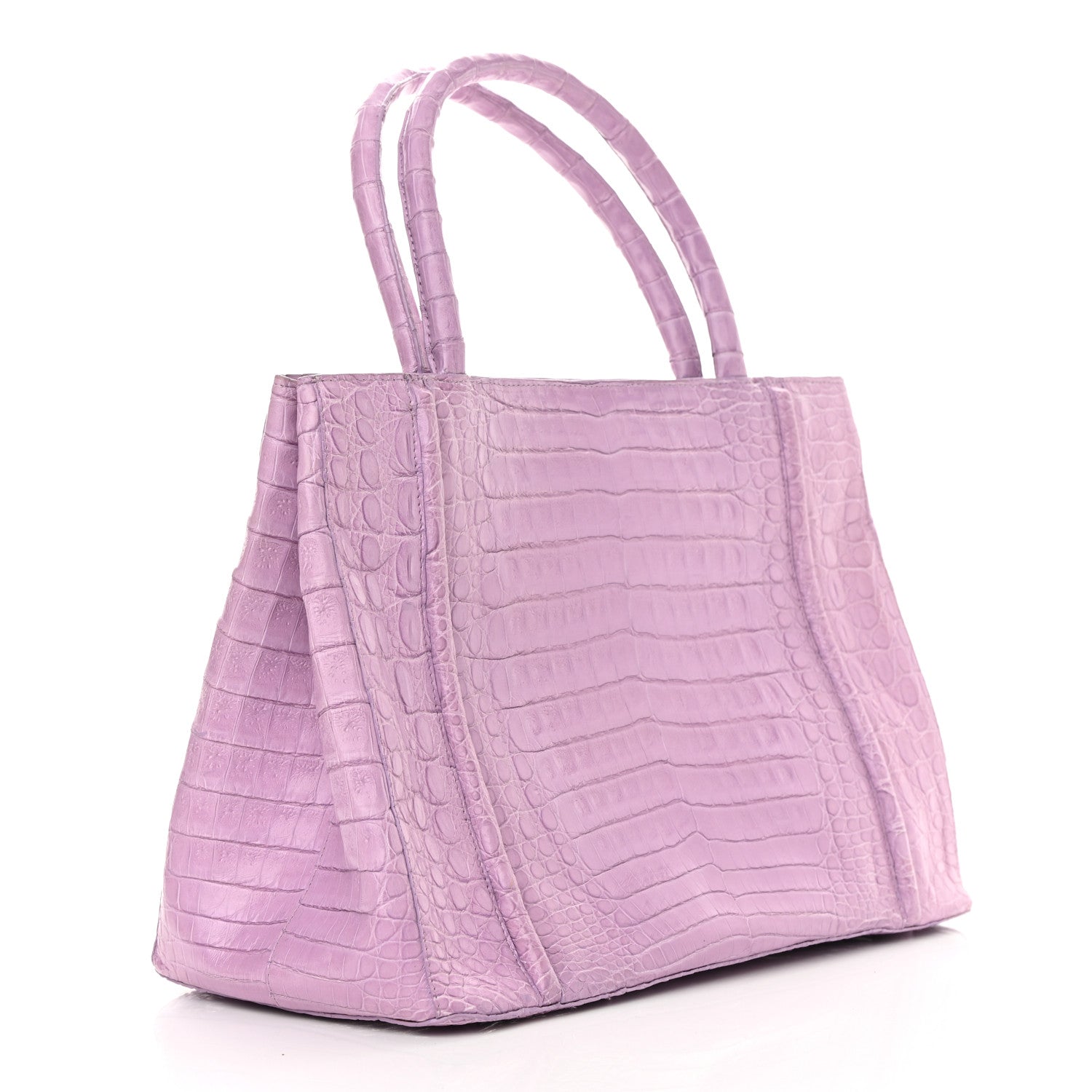Nancy Gonzalez Crocodile Tote Light Purple 2 of 16